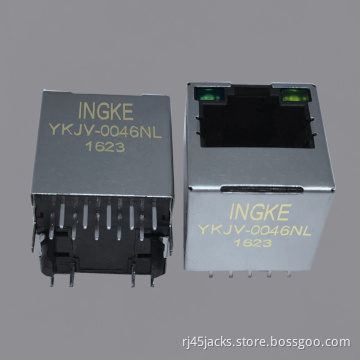 Ingke YKJV-0046NL 100% cross SI-46004-F Bel Industrial RJ45 connector jacks